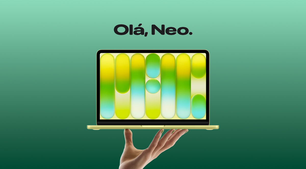 Diz olá ao novo MacBook Neo