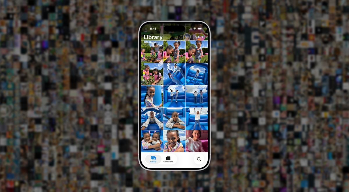Procurar fotografias e vídeos no iPhone