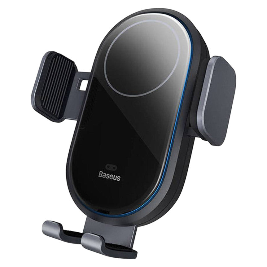 Suporte de Carro Baseus LightChaser Wireless Charging Mount 15W Preto