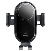 Suporte de Carro Baseus LightChaser Wireless Charging Mount 15W Preto