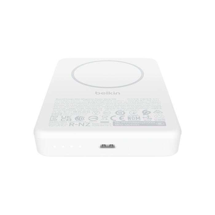 Powerbank Belkin BoostCharge 10k 7.5w Slim Magnetic White