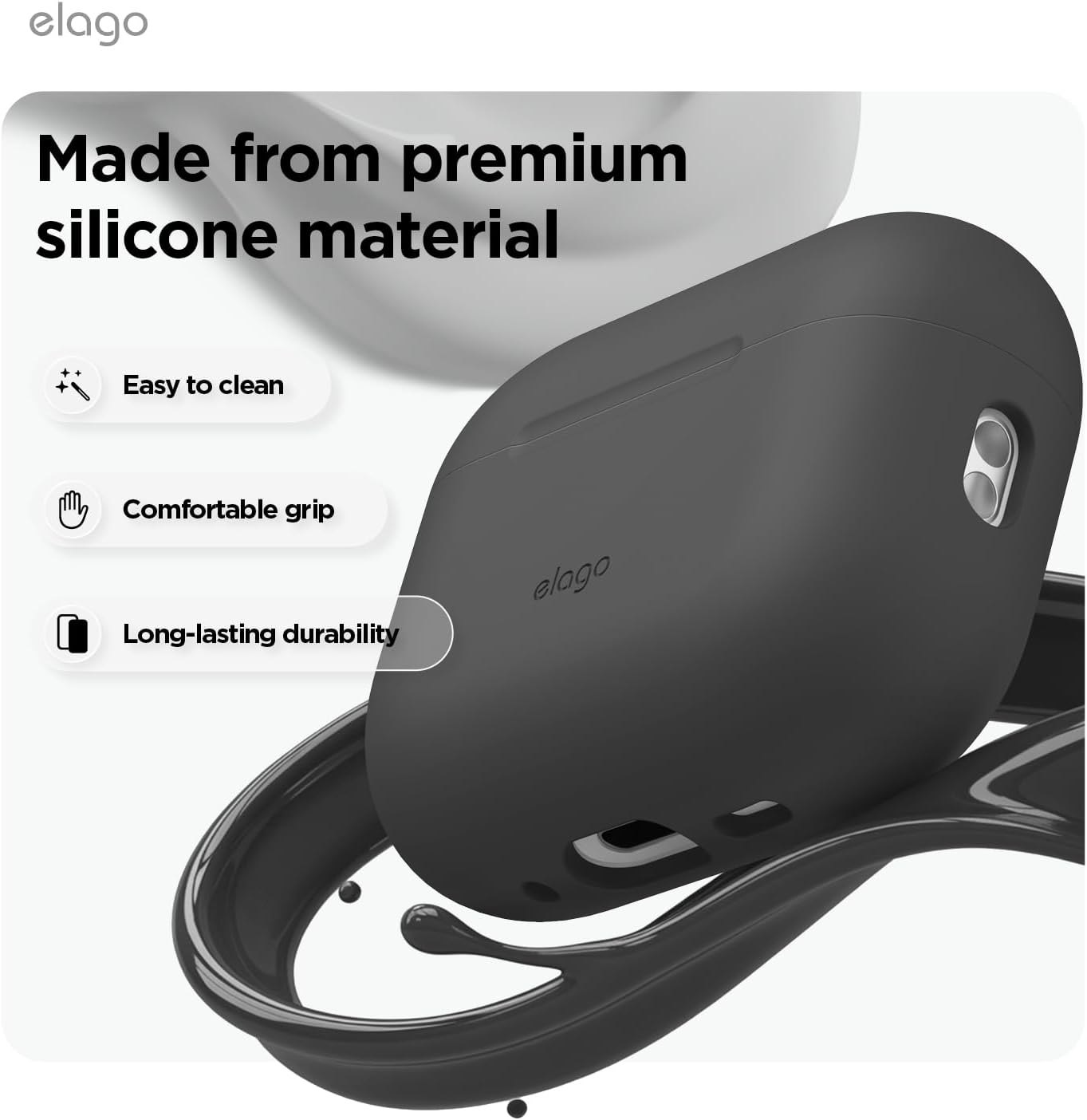 Capa Elago AirPods Pro 3 Hang Case Preto