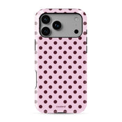 Capa Cooland iPhone 18 Pro Max Burgundy Polka