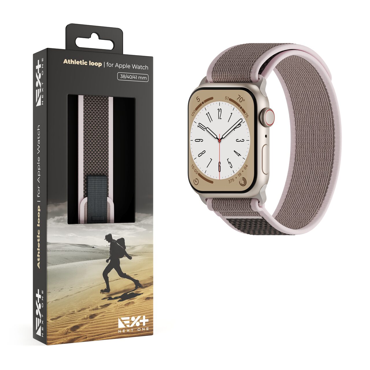 Athletic Loop Apple Watch 41Mm Pink Sand