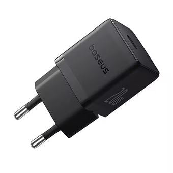 Baseus Carregador Palm Fast Charger 1C 20W Eu Cluster Black