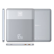 Baseus Powerbank Blade2 Com Display 12000Mah 65W Prateada