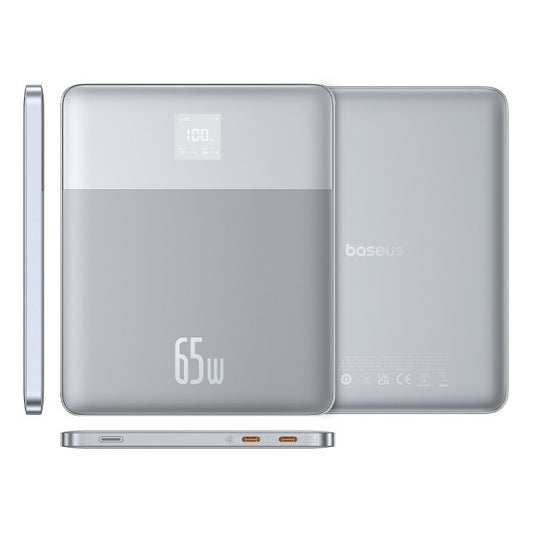Baseus Powerbank Blade2 Com Display 12000Mah 65W Prateada