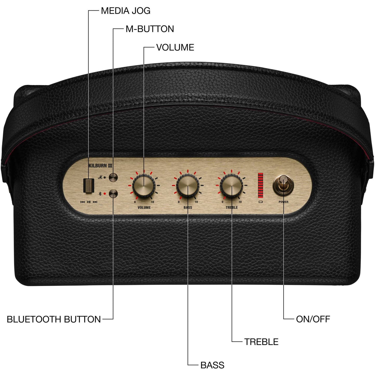 Coluna Marshall Killburn II Black/Grass