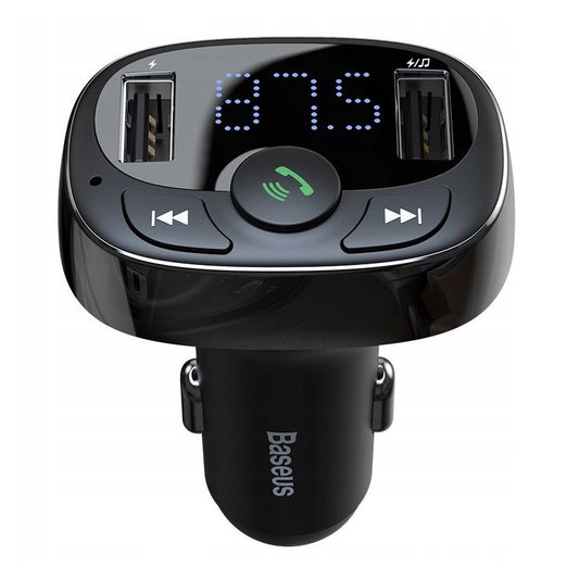 T-Type S-09A Bluetooth Mp3 Car Charger Standard Edition Preto