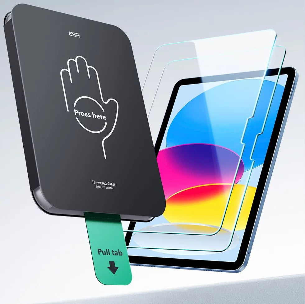 ESR - Ultrafit Tempered Glass 2-Pack iPad 10.9” 10 / 2022 / 11” 11 / 2025 Clear
