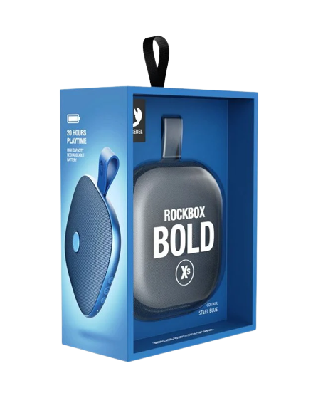 Coluna Fresh 'n Rebel Rockbox Bold xS - Steel Blue