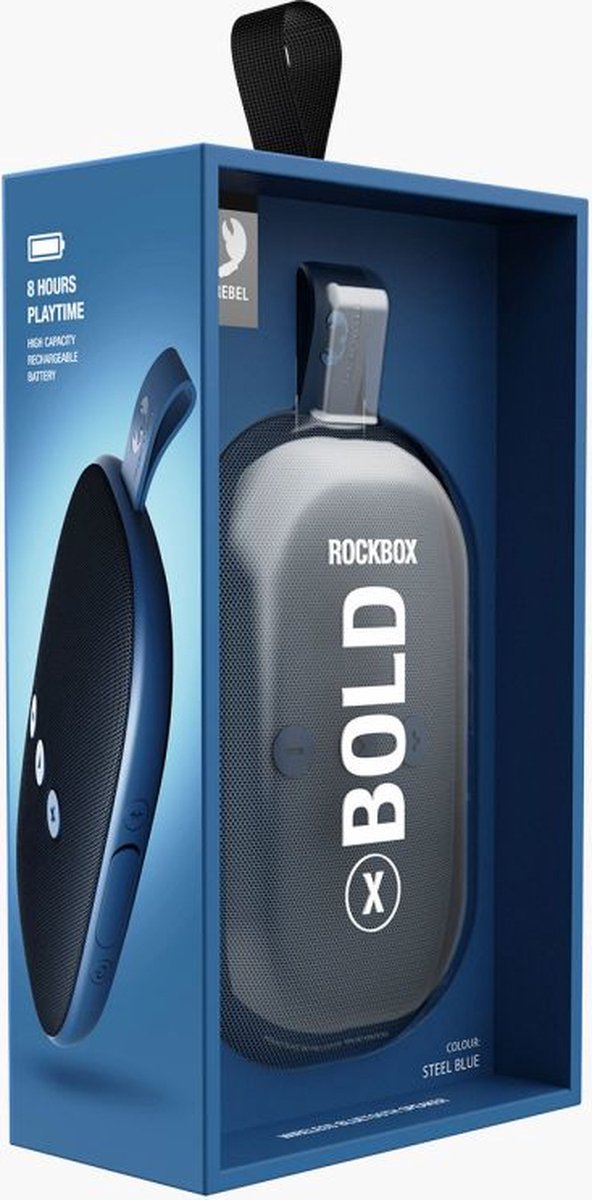 Coluna Fresh 'n Rebel Rockbox Bold x - Steel Blue