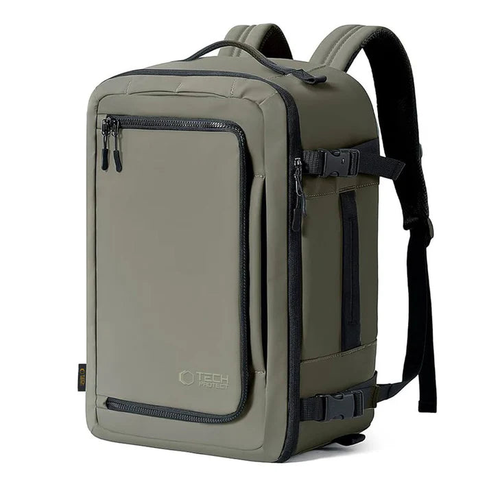 Tech-Protect Defender S50 Travel Laptop Backpack 20L Olive Green