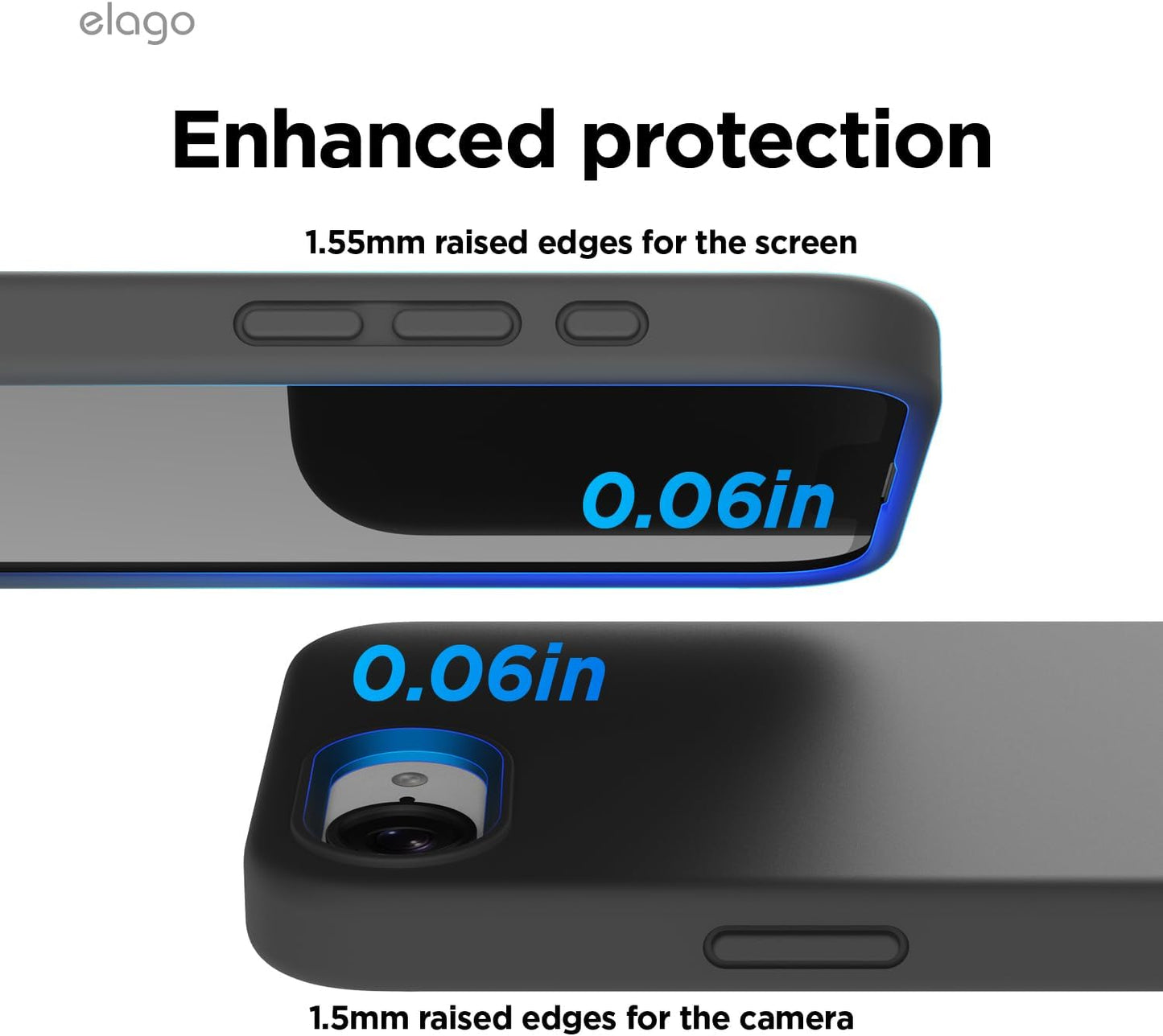 Capa Elago Magnetic Silicone iPhone 16e/17e Black