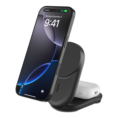 Carregador Belkin UltraCharge 25w 2 em 1 Magsafe Qi2 Preto