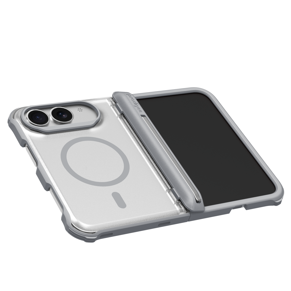 Capa Prodigee Kickit for iPhone Duo Clear