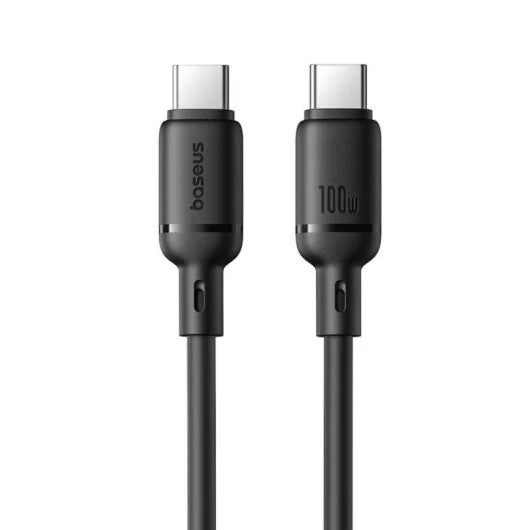 Baseus Cabo Silky Series Fast Charging Cable Type-C To Type-C 100W 2M Cluster Black