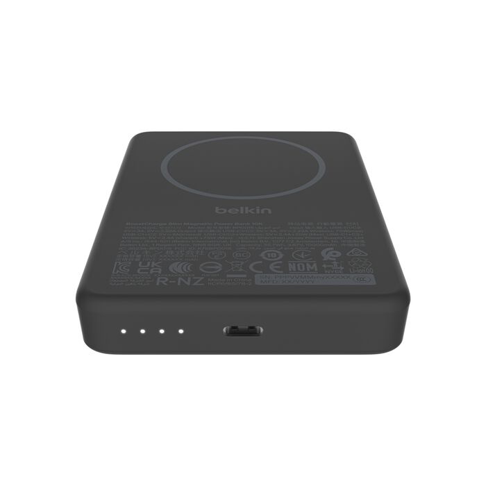 Powerbank Belkin BoostCharge 10k 7.5w Slim Magnetic Black