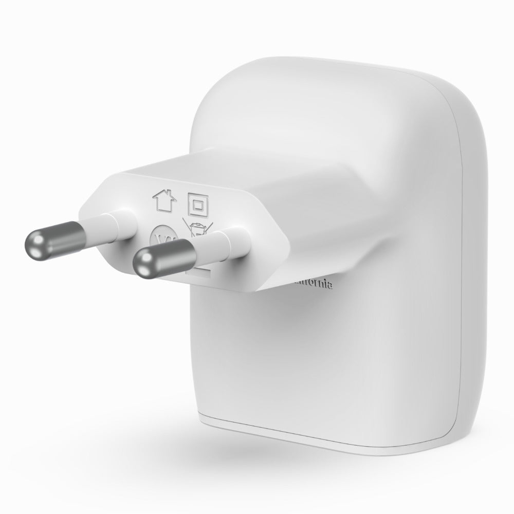 20W Usb-C PD PPS WALL ChargeR: WHITE