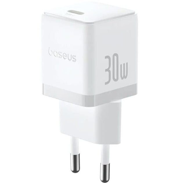 Baseus Carregador Palm Fast Charger 1C 30W Eu Moon White