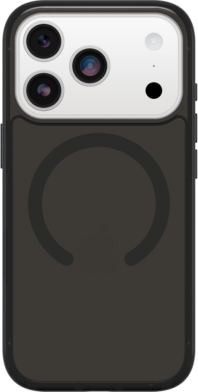 OtterBox Symmetry Clear MagSafe Camera Control iPhone 17 Pro Black Mist - black