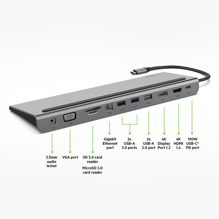 Adaptador Belkin USB-C para Multiportas 11 em 1