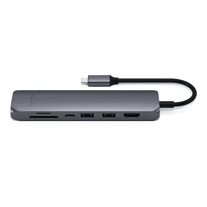 Adaptador Multiportas Usb-C Slim C/ Ethernet (Cinzento Sideral)