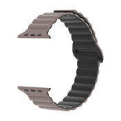 Bracelete Silicone Inmove Apple Watch Magnetic 44/45/46/49mm Chocolate/Preto
