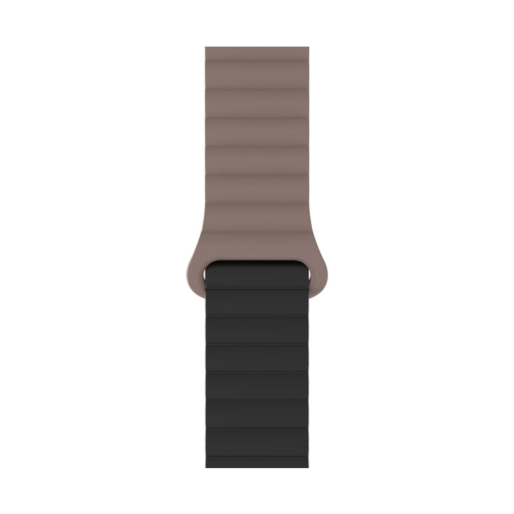 Bracelete Silicone Inmove Apple Watch Magnetic 38/40/41/42mm Chocolate/Preto