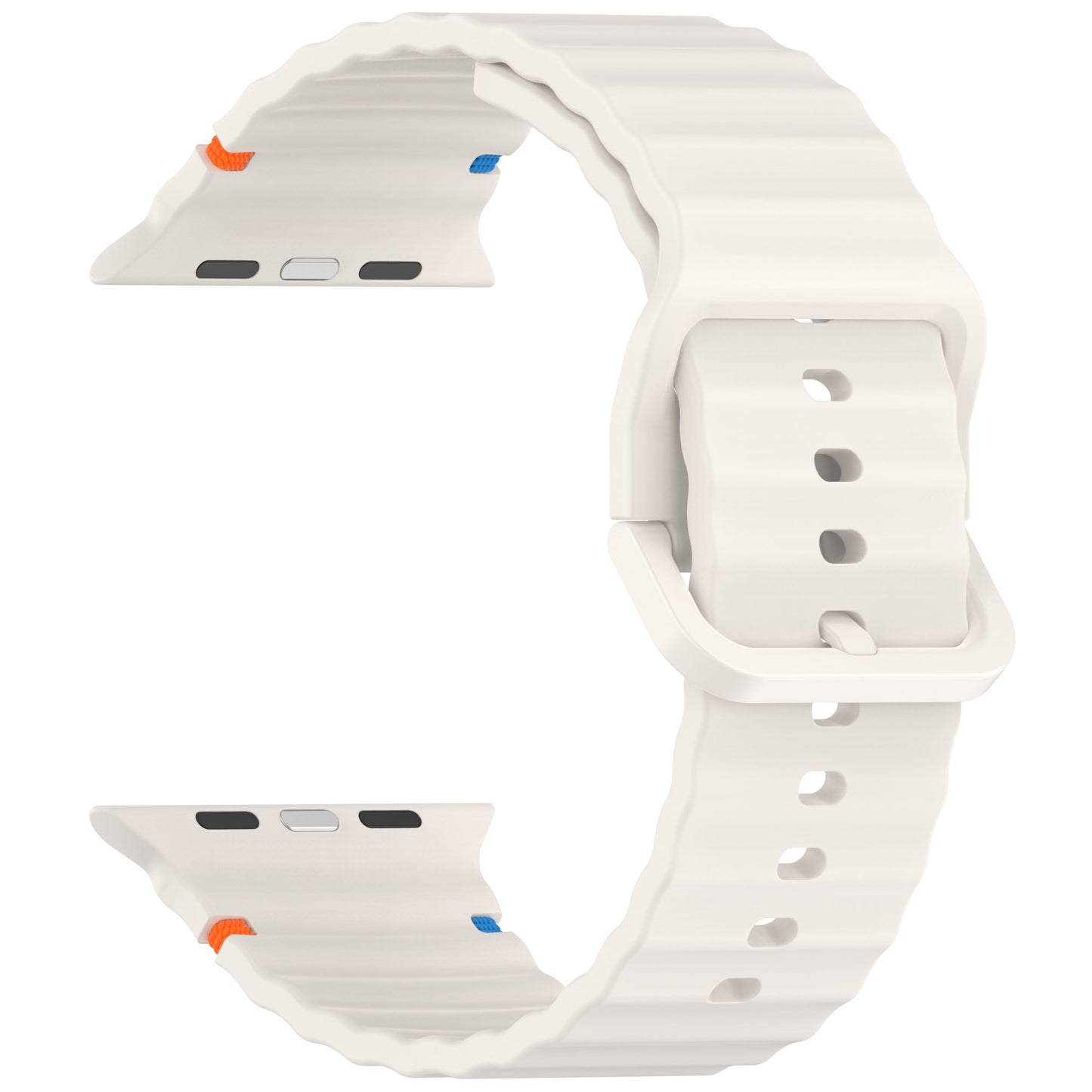 Bracelete Inmove Apple Watch Silicone Band 38/40/41/42mm Starlight