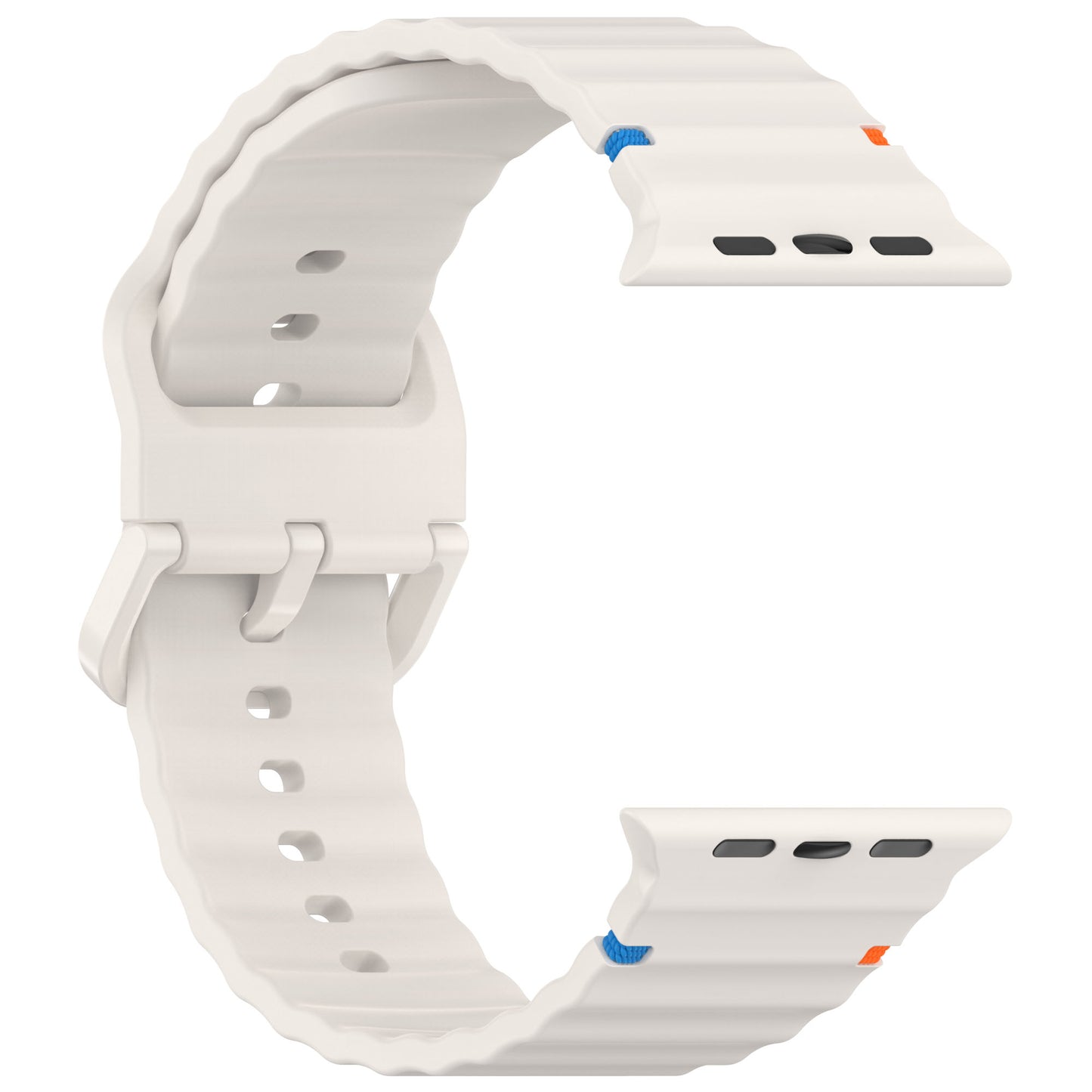 Bracelete Inmove Apple Watch Silicone Band 38/40/41/42mm Starlight