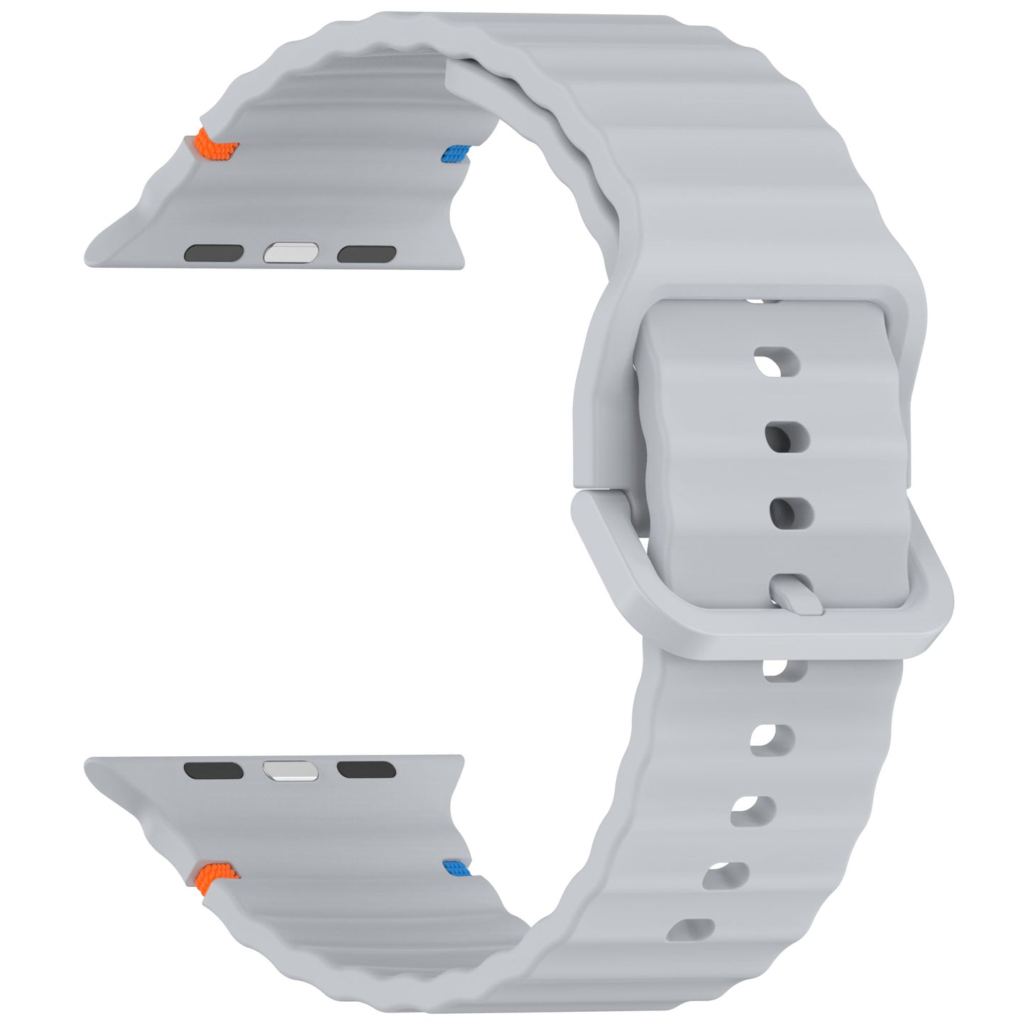 Bracelete Inmove Apple Watch Silicone Band 38/40/41/42mm Cinza