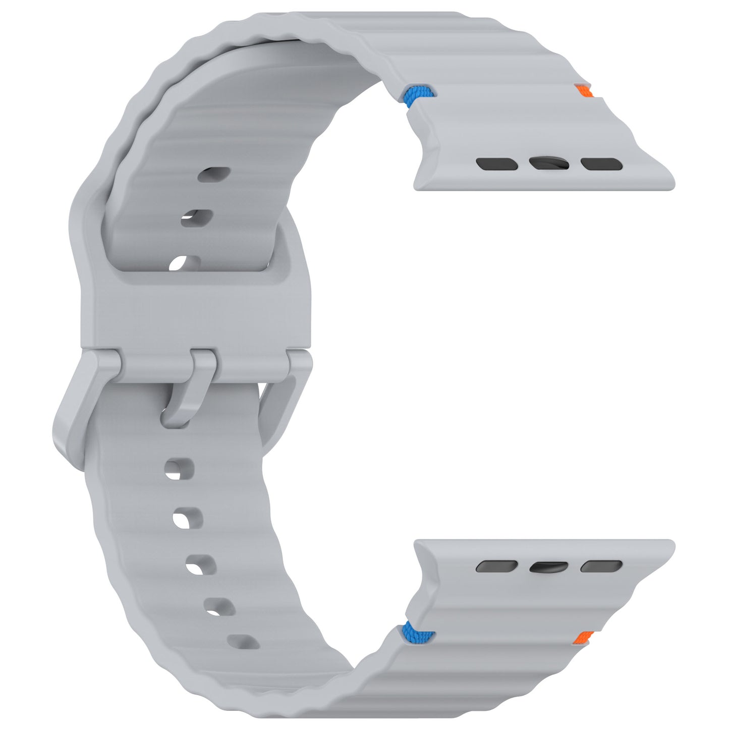 Bracelete Inmove Apple Watch Silicone Band 38/40/41/42mm Cinza