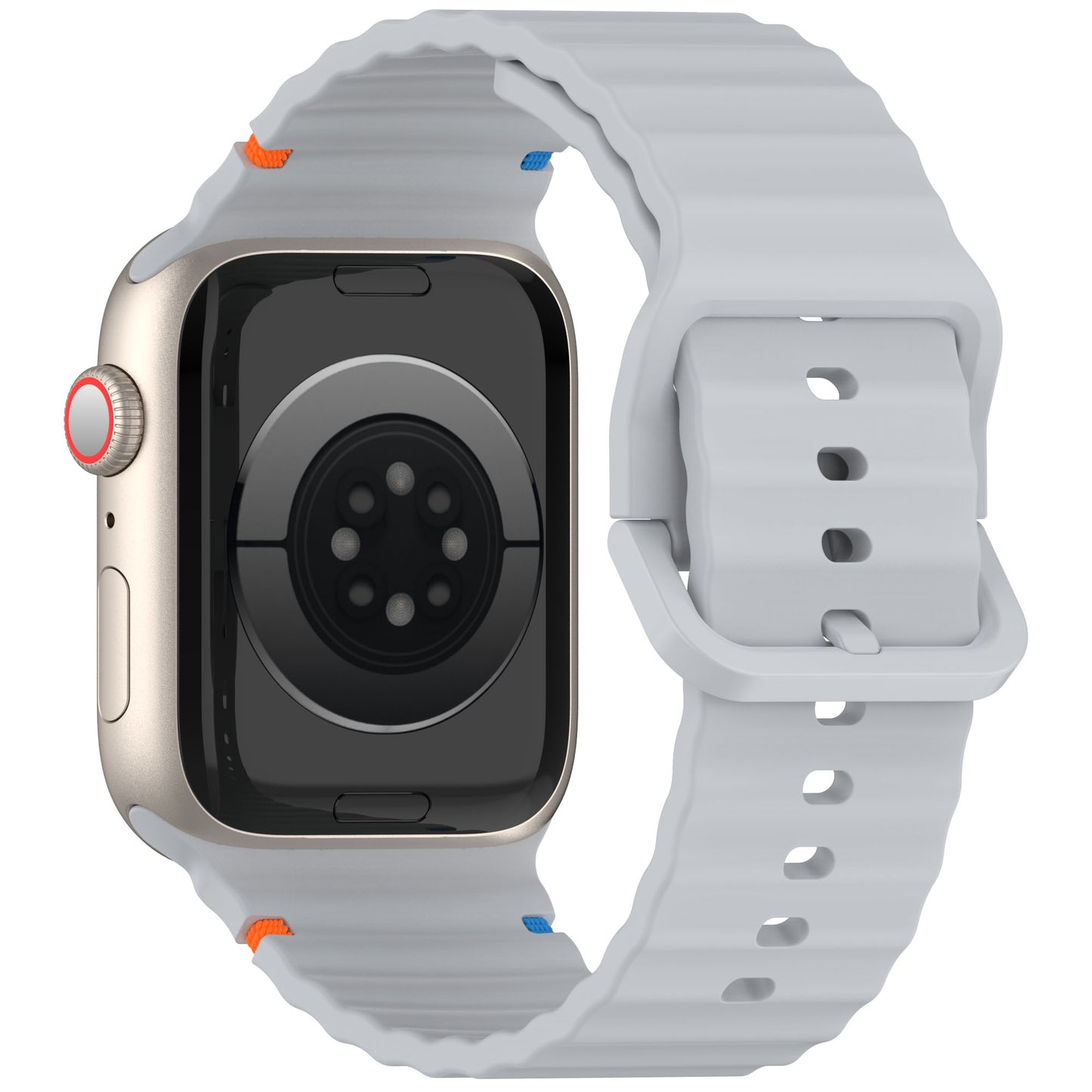Bracelete Inmove Apple Watch Silicone Band 38/40/41/42mm Cinza