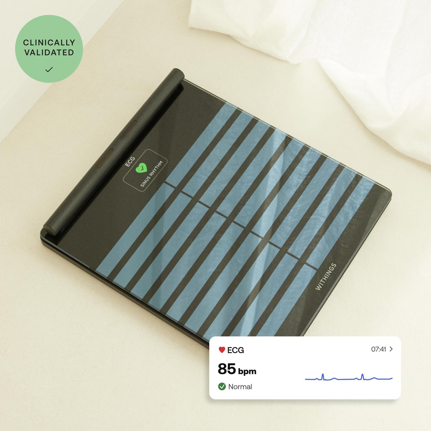 Withings - Balança Body Scan (black)