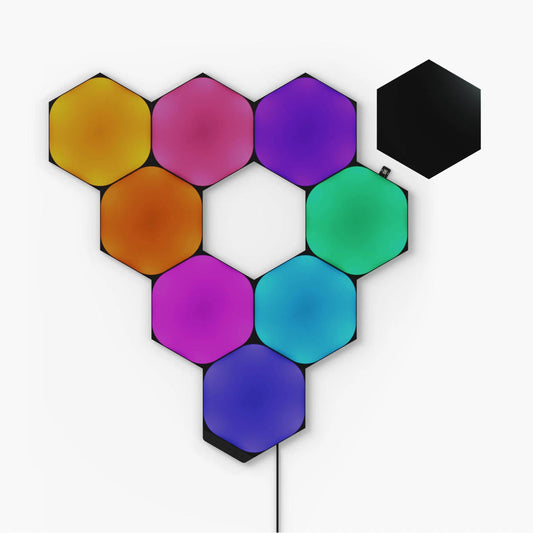 Shapes Hexagons Kit Preto (Starter+9 Panels)