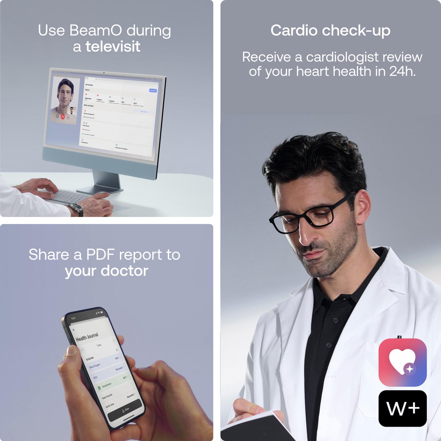 Sensor de saúde Withings BeamO