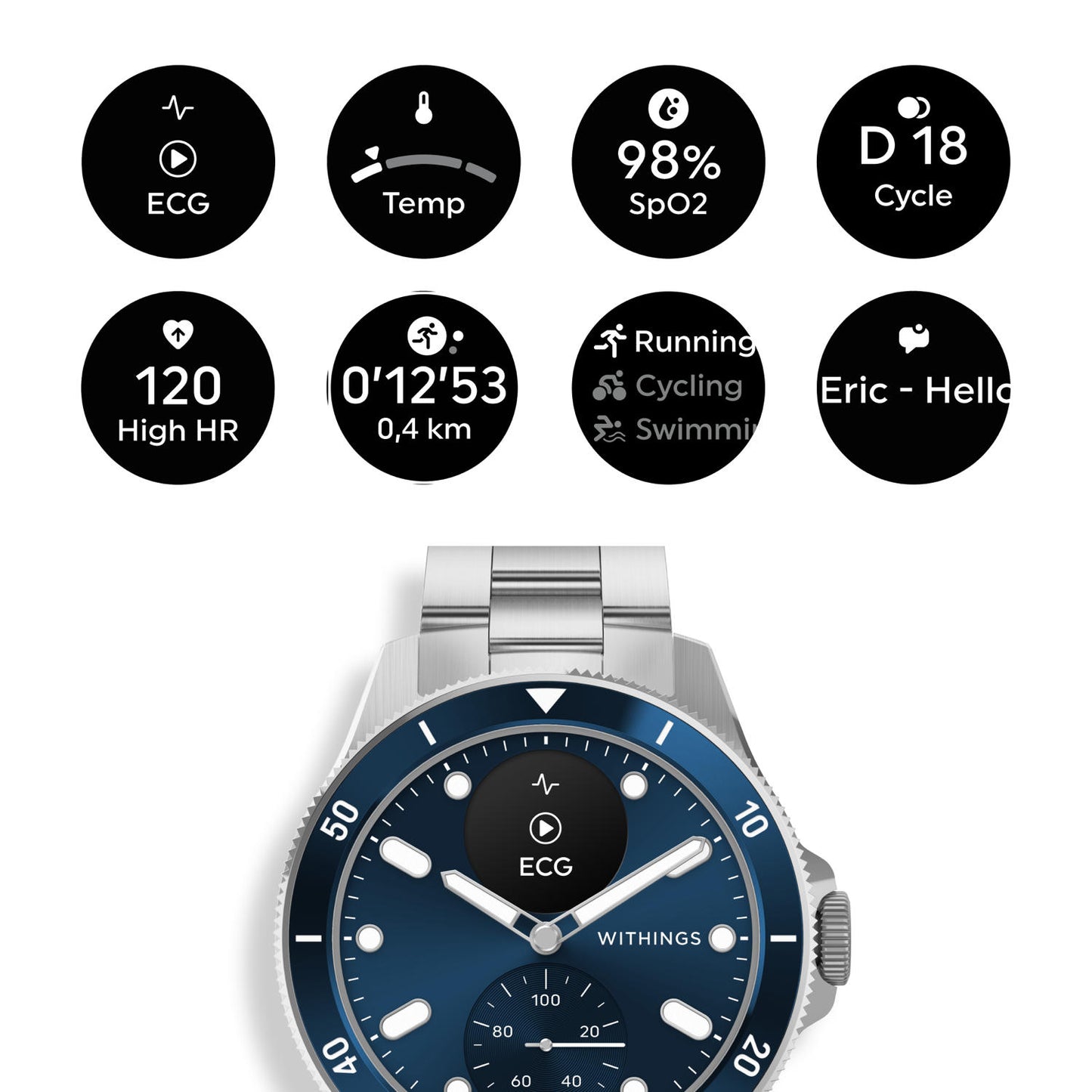 Withings - ScanWatch Nova (42mm-blue)