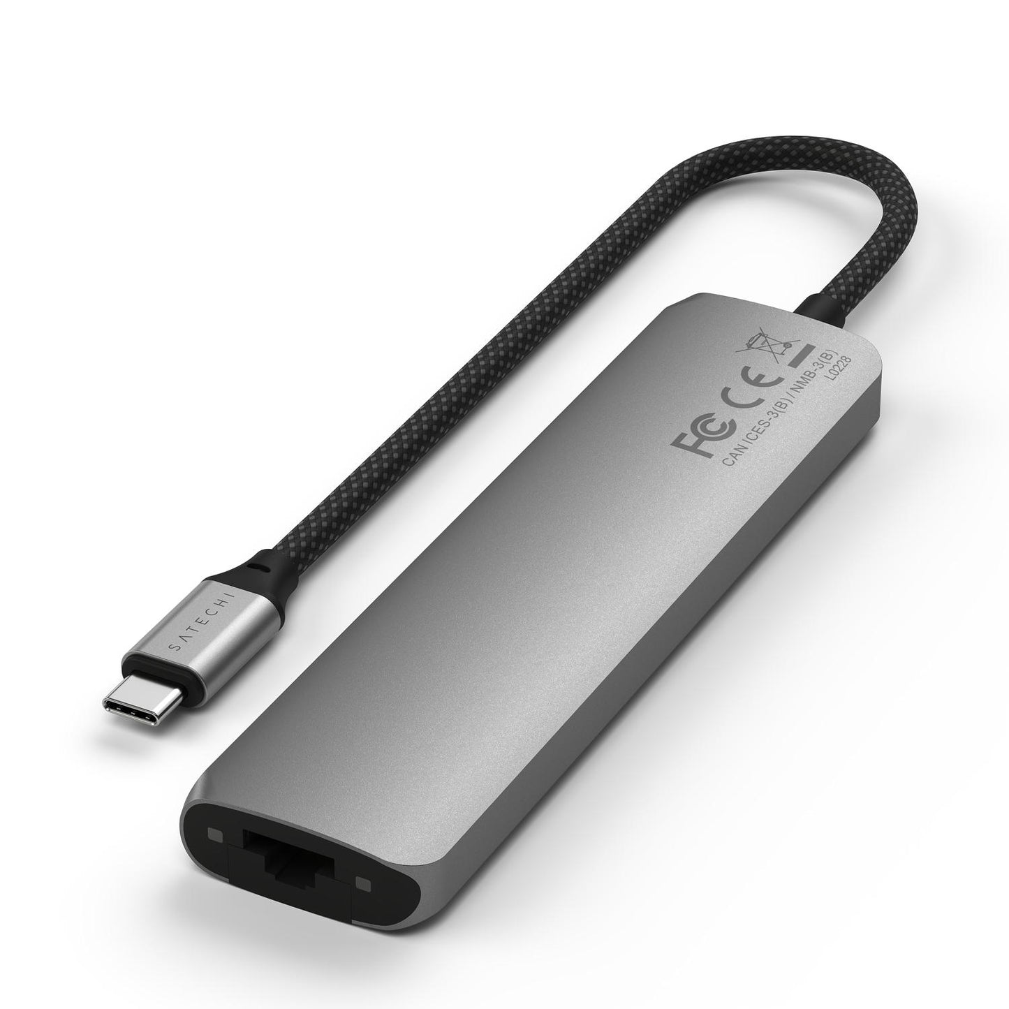 Multiport Adapter Satechi USB-C Slim 7in1 (space grey)