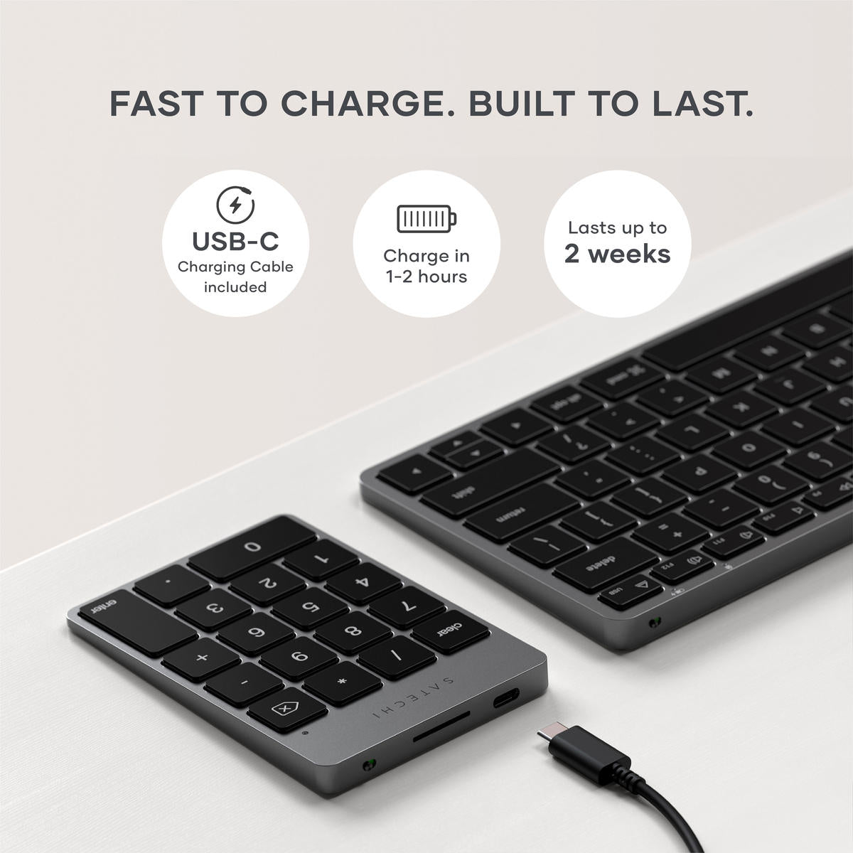 Teclado numérico Satechi Sim Wireless Keypad (space grey)
