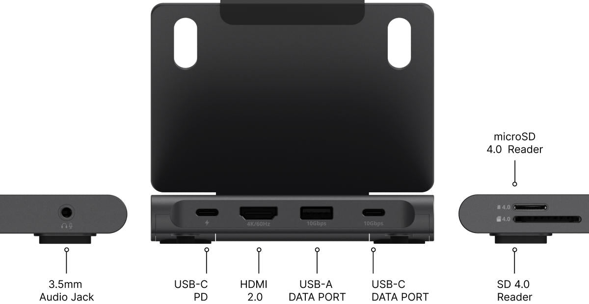 Stand para iPad Satechi OntheGo Foldable StandHub