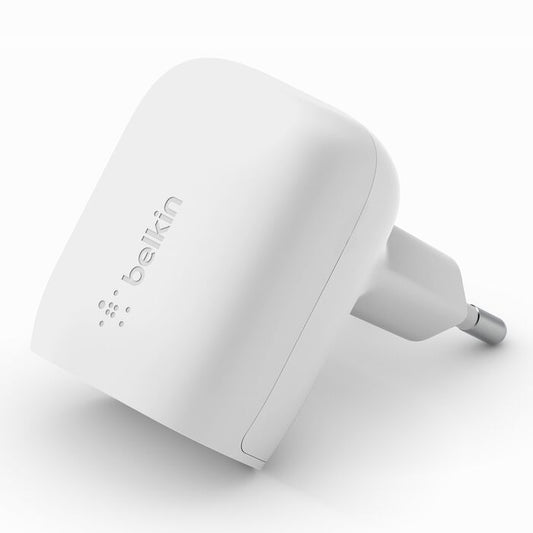 Adaptador de Corrente Belkin 20W Usb-C PD PPS Wall Charger: Branco