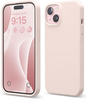 Silicone Case iPhone 15 Lovely Pink