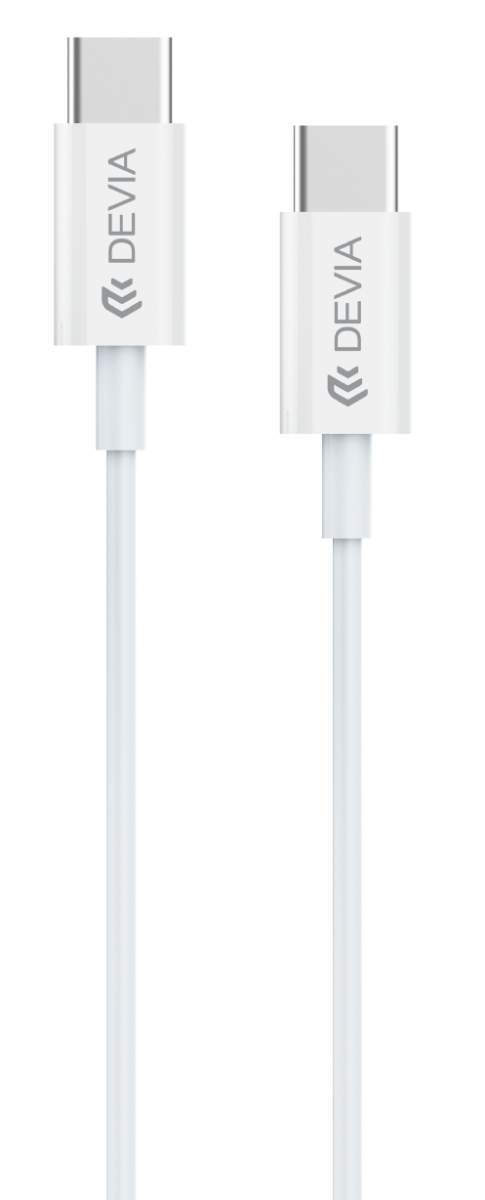 DEVIA Cabo Smart PD USB-C 1m (Branco)