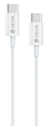 DEVIA Cabo Smart PD USB-C 1m (Branco)
