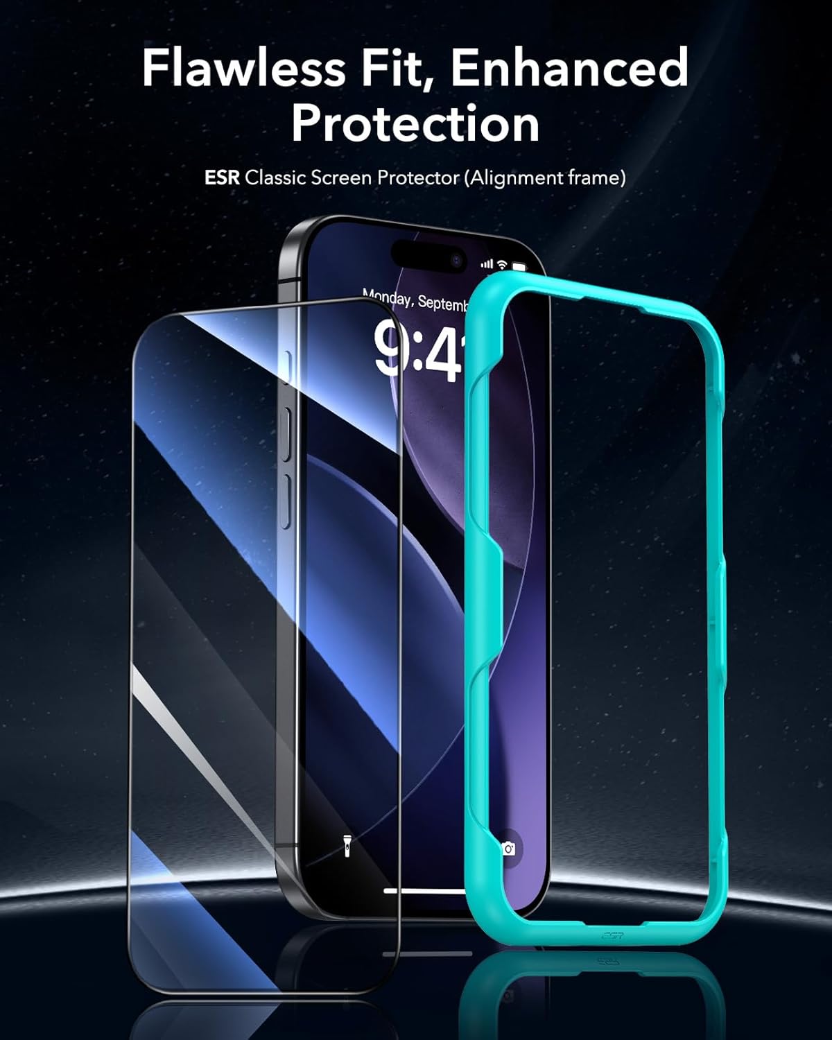 Pack Peliculas ESR c/ 3 protetores de ecrã para iPhone 17/16 Pro