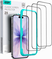 Pack Peliculas ESR c/ 3 protetores de ecrã para iPhone 17/16 Pro