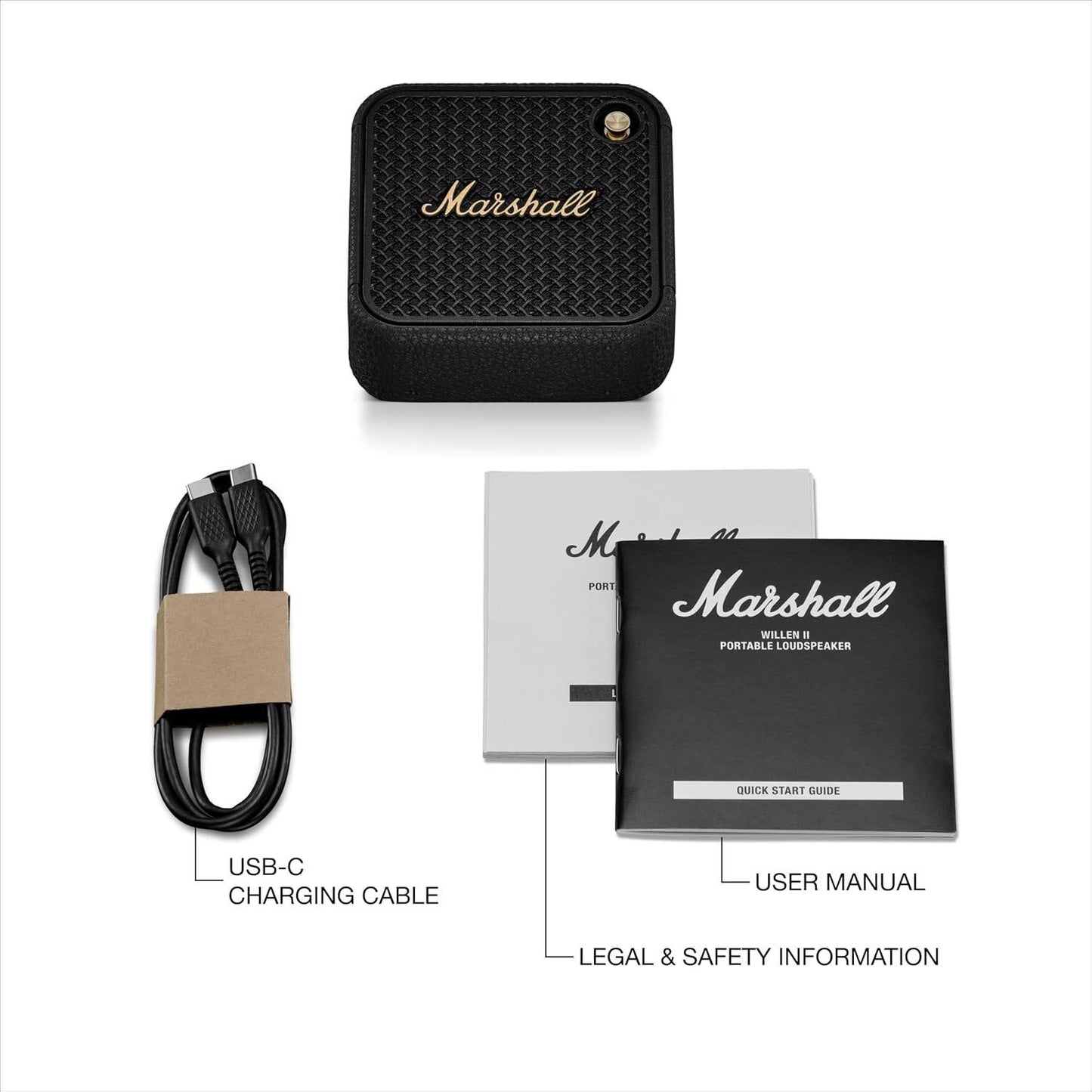 Coluna Marshall Willen II Black/Grass