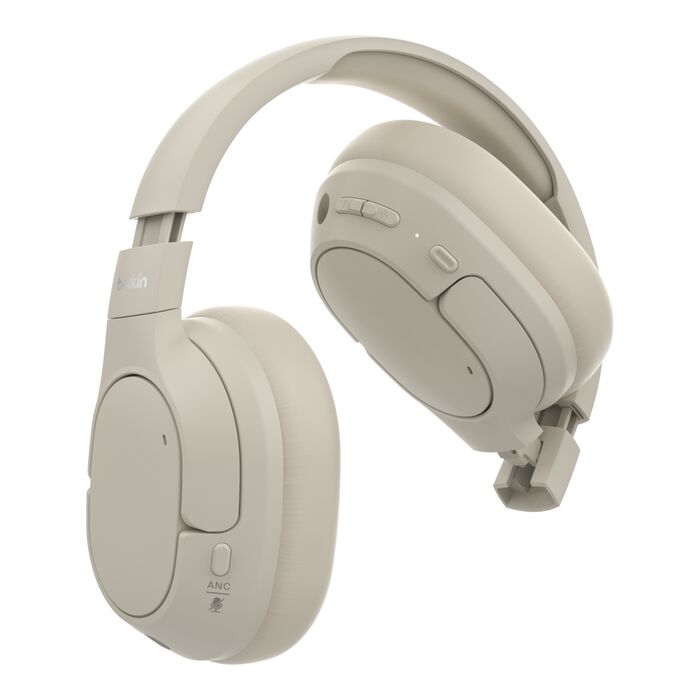 Headphones Belkin Soundform Isolate Noise Cancelling, Sand
