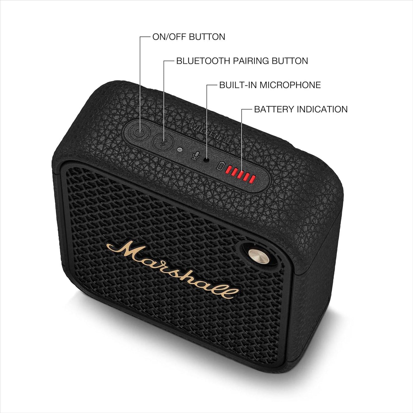 Coluna Marshall Willen II Black/Grass